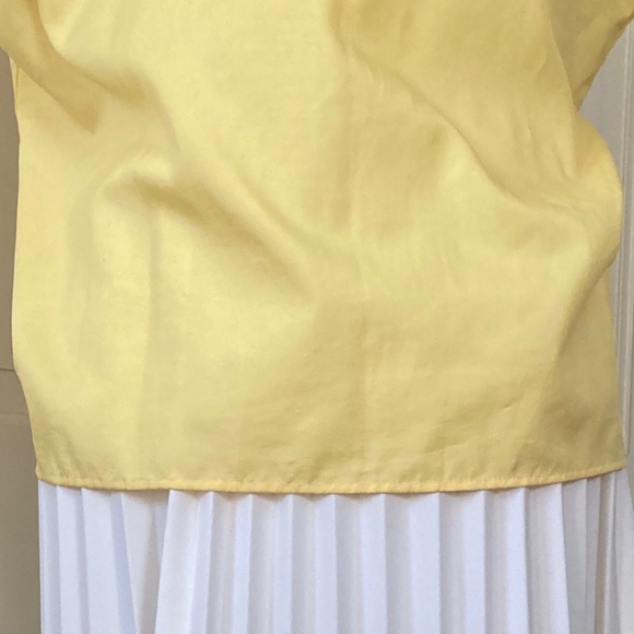 Vintage 1980's Yellow Block Style Top - Picture 3 of 8